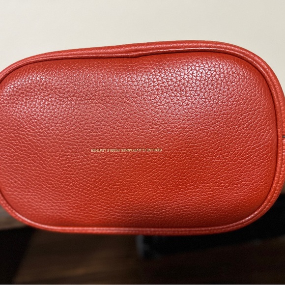 COACH 1941 GLOVETANNED PEBBLED LEATHER ORIGINAL Archive DUFFLE Chili EEUC - Picture 4 of 6